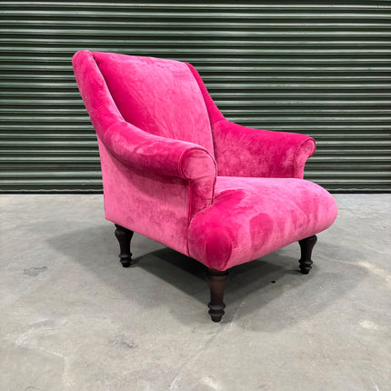 Maverick Armchair in Opulence Fuschia - Ex Display