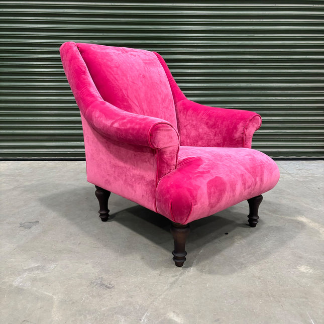 Maverick Armchair in Opulence Fuschia - Ex Display