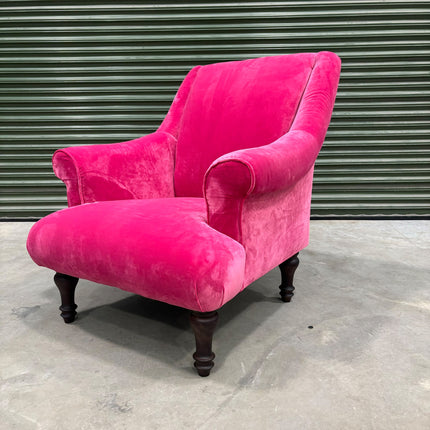Maverick Armchair in Opulence Fuschia - Ex Display