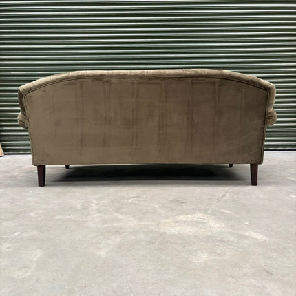 Mayfair 3 Seater Sofa in Plush Khaki - Factory Seconds