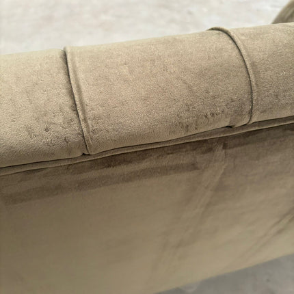 Mayfair 3 Seater Sofa in Plush Khaki - Factory Seconds