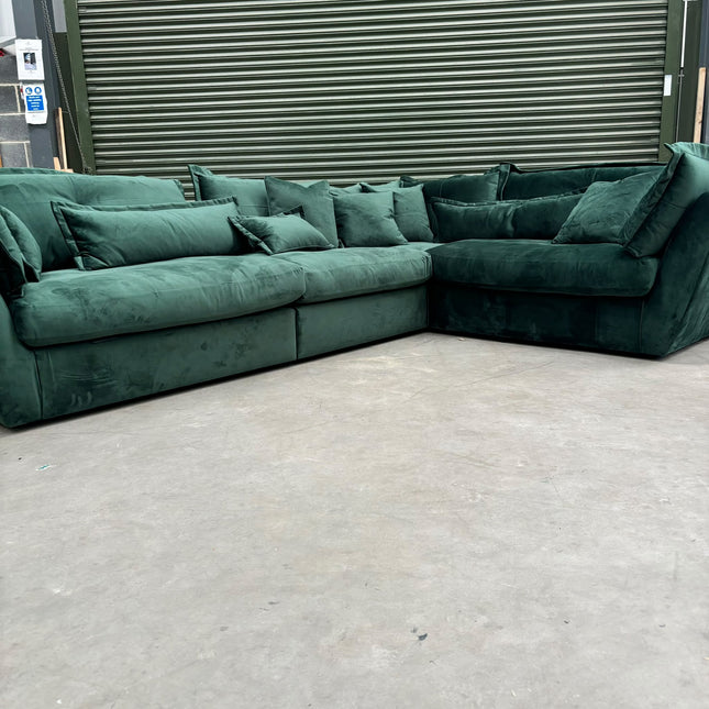 Moorland 3C2 / 2C3 Sofa in Plush Emerald - Ex Display