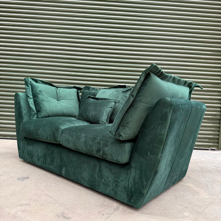 Moorland 2 Seater Sofa in Plush Emerald - Ex Display