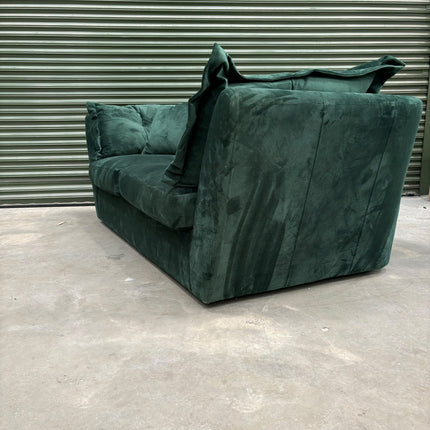 Moorland 3 Seater Sofa in Plush Emerald - Ex Display