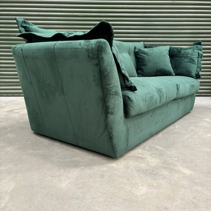 Moorland 3 Seater Sofa in Plush Emerald - Ex Display