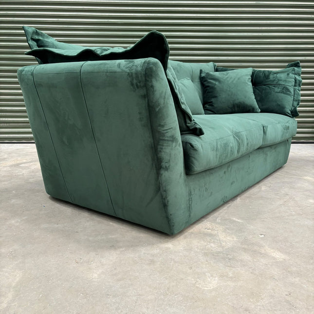 Moorland 3 Seater Sofa in Plush Emerald - Ex Display