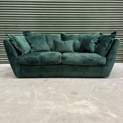 Moorland 3 Seater Sofa in Plush Emerald - Ex Display