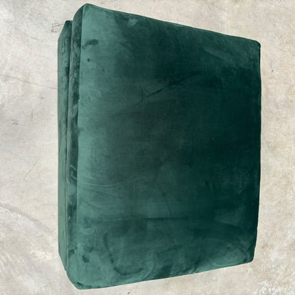 Moorland Footstool in Plush Emerald - Ex Display