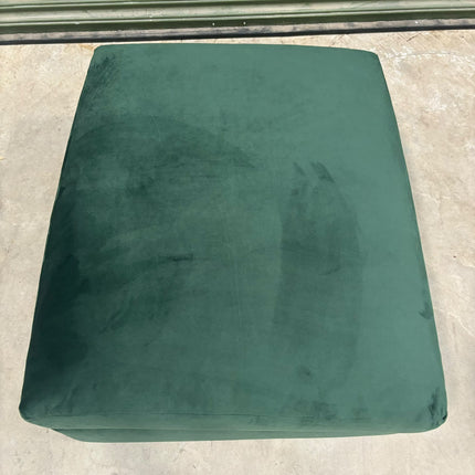 Moorland Footstool in Plush Emerald - Ex Display