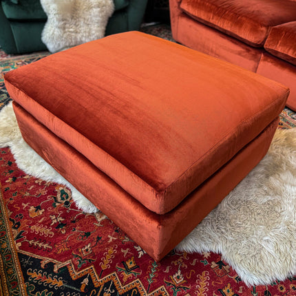 Haven Footstool in Opulence Velvet