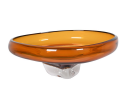 Amber Glass Bowl