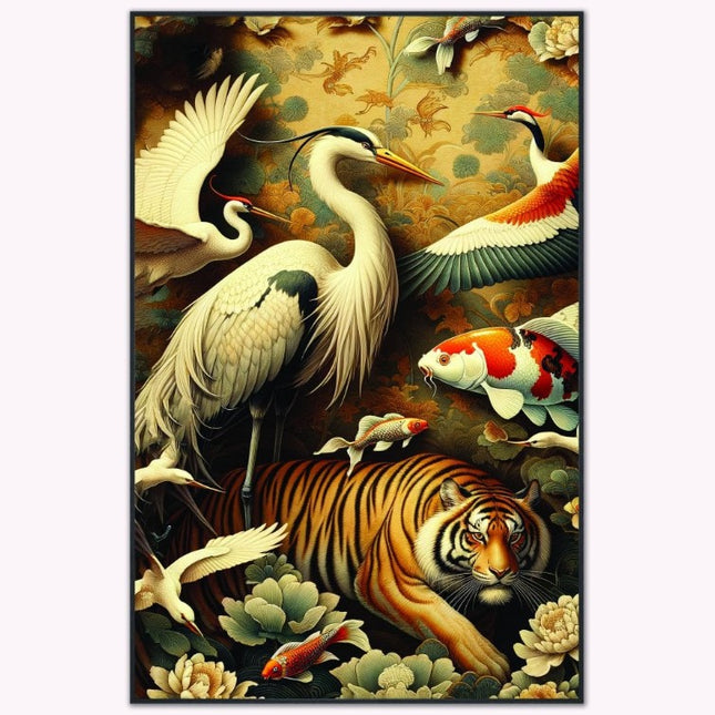 Oriental Tiger & Proud Crane (Various Sizes)