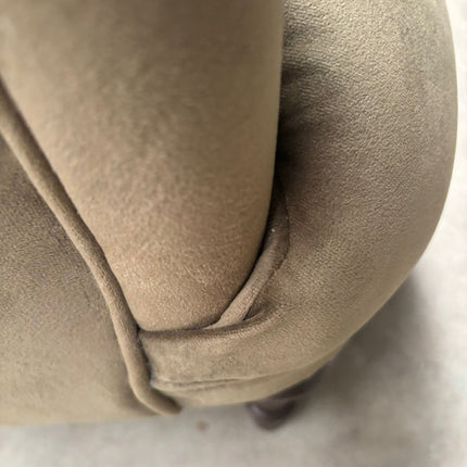 Winston Wingback Accent Chair in Plush Khaki - Factory Seconds