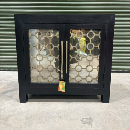 Regent Noir 2 Door Wooden Sideboard - Factory Seconds