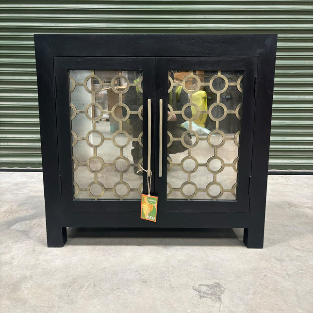 Regent Noir 2 Door Wooden Sideboard - Factory Seconds