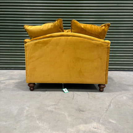 Bugsby Loveseat Snuggler in Plush Mustard - Factory Seconds