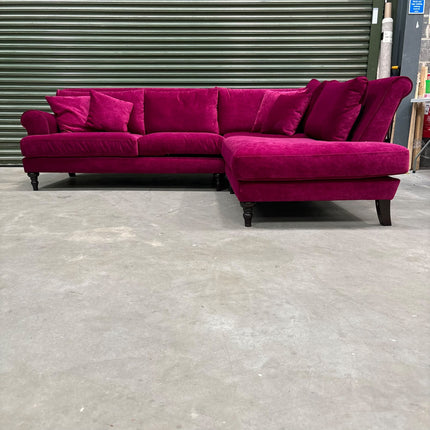 Hartington Right Hand Facing Chaise in Richmond Glamour - Ex Display