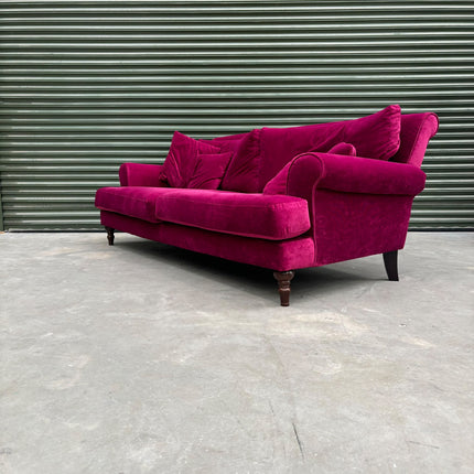 Hartington 4 Seater Sofa in Richmond Pink Glamour - Ex Display