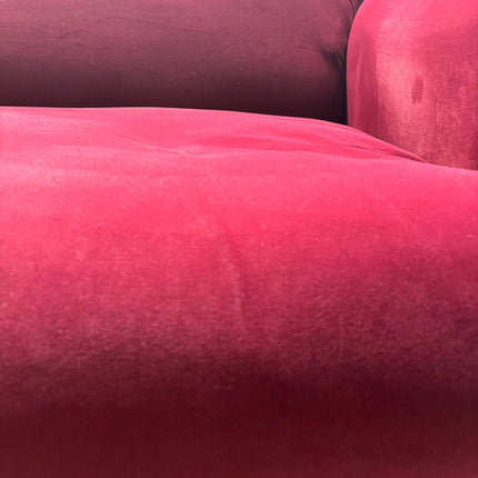 Truffle 4 Seater Sofa in Royal Red Berry - Ex Display