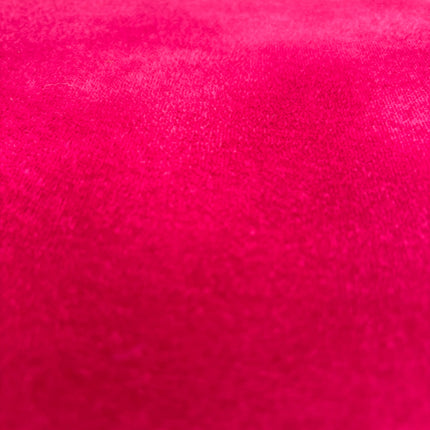 Albert Footstool in Plush Cerise Velvet - Ex Display