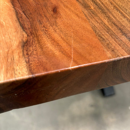 Dining Table Industrial Live Edge Medium - Ex Display