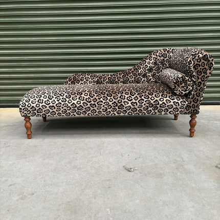 Selfridges Sofa Chaise LHF in Leopard Cream - Ex Display