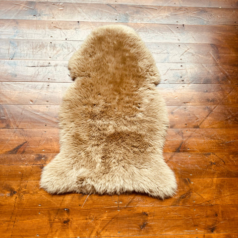 Sheepskin Rug Single in Taupe (90 x 55cm approx)