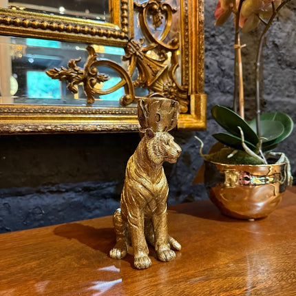 Sitting Tiger Candle Holder