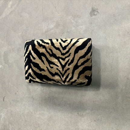 Selfridges Small Footstool in Zebra Cream - Ex Display