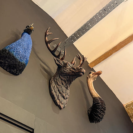 Bronze Stag Wall Head