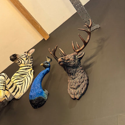 Bronze Stag Wall Head