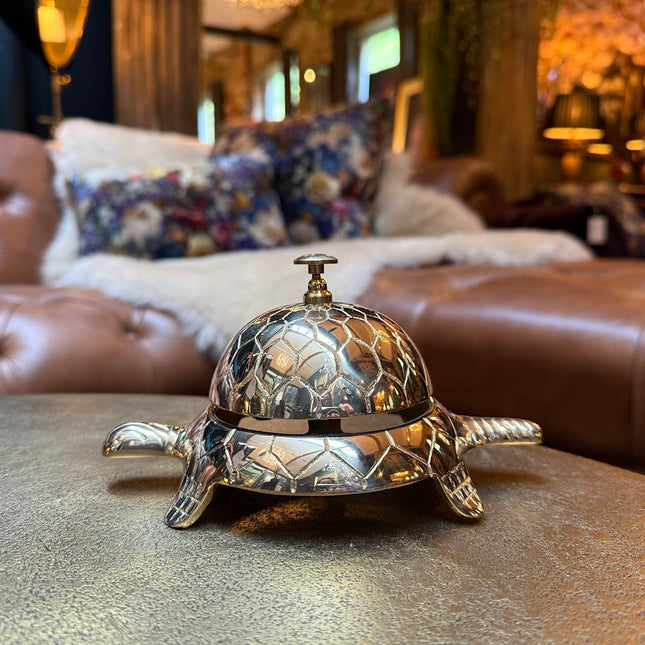 Brass Tortoise Table Bell
