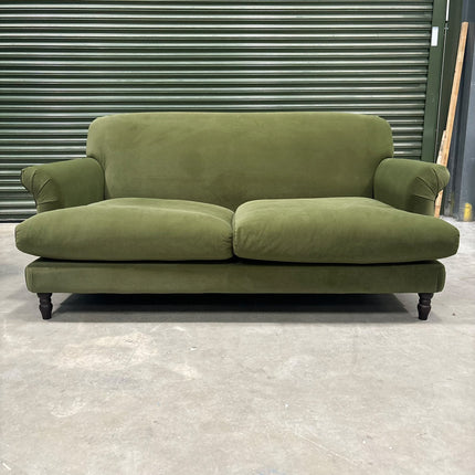 Truffle 2 Seater Sofa in Royal Olive - Ex Display