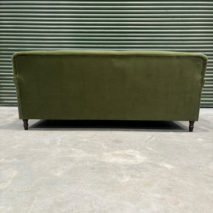 Truffle 3 Seater Sofa in Royal Green Olive - Ex Display