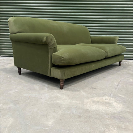 Truffle 3 Seater Sofa in Royal Green Olive - Ex Display