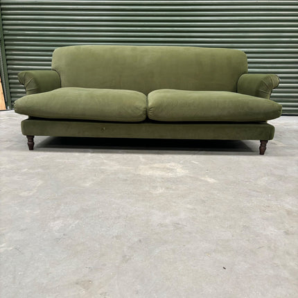 Truffle 3 Seater Sofa in Royal Green Olive - Ex Display
