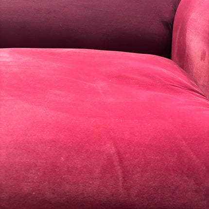 Truffle 4 Seater Sofa in Royal Red Berry - Ex Display