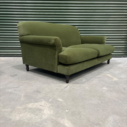 Truffle 2 Seater Sofa in Royal Olive - Ex Display