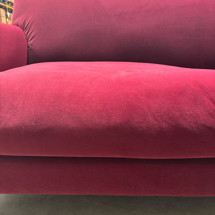 Truffle 4 Seater Sofa in Royal Red Berry - Ex Display