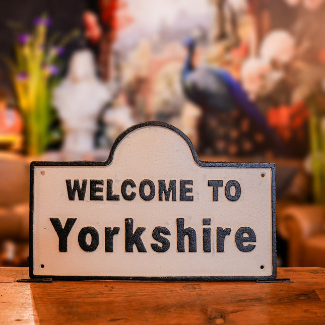Yorkshire Cast Iron Sign