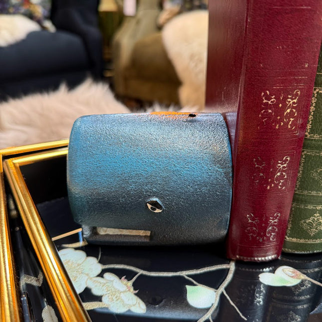 Cast Iron Whale Bookends