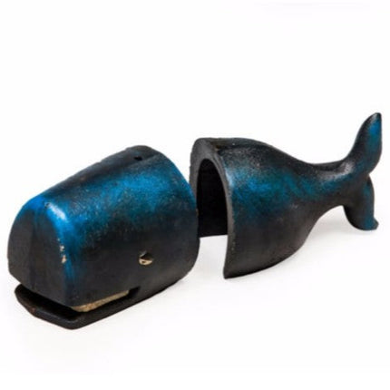 Cast Iron Whale Bookends