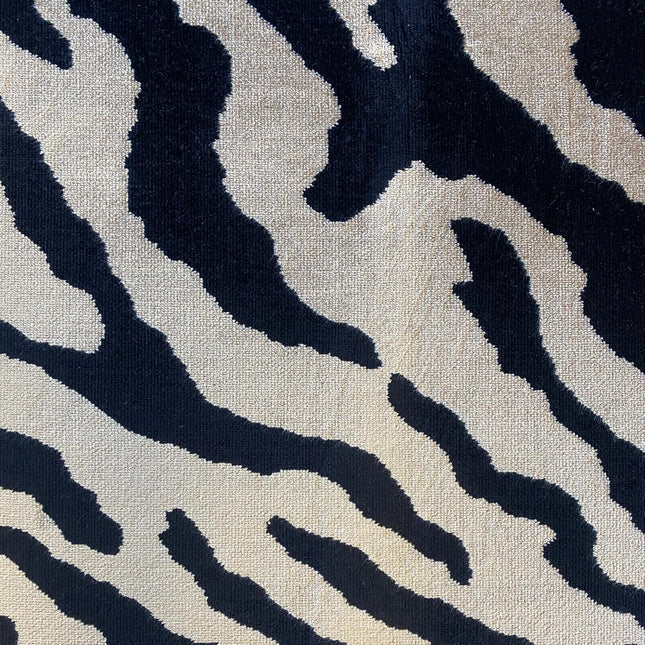 Zebra Cream Woven Fabric - New