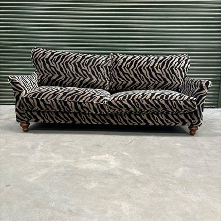 Bugsby 4 Seater Sofa Fitted Back in Zebra Cream - Factory Seconds (V&V)