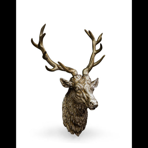Animal Head Stag Silver