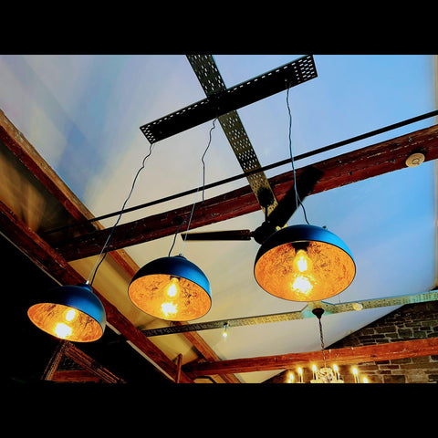 Ceiling Hanging Sun Lamps 3 Set (120 x 25 x 150cm)