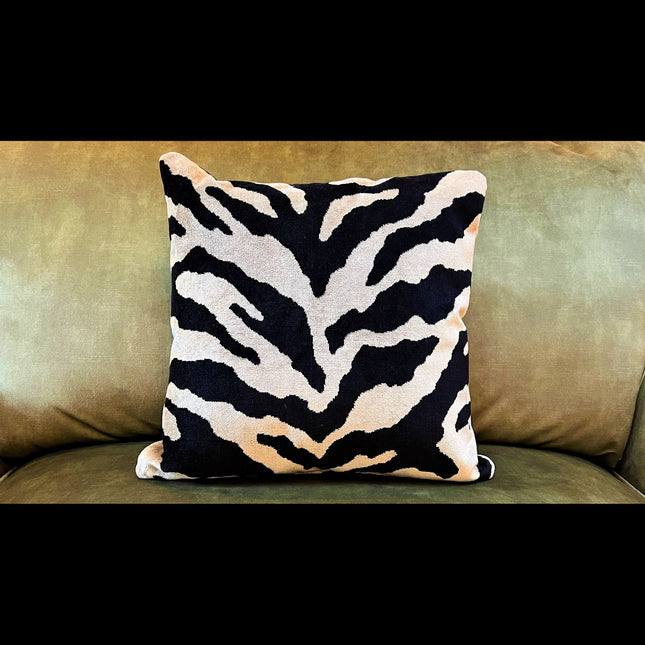 Cushion Velvet Zimbali Cream Medium Scatter (50 x 50cm) Feather Filled - Clearance