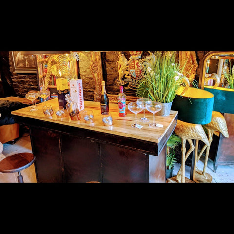 Bar Drinks Cabinet - Mango Wood