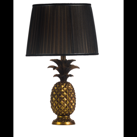 Pineapple Gold Table Lamp