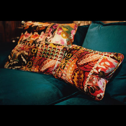 Feather Cushion Barcalona Magenta Extra Large (60 x 60cm) To Order